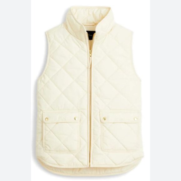 J. Crew Excursion vest in recycled poly with PrimaLoft fill Cream Ivory White XS - Picture 12 of 12